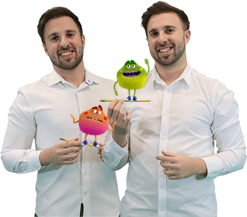 Picture of eTwinz - Alberto & Mario with Feelings Monster