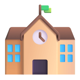 School building icon