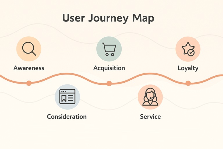 User journey map