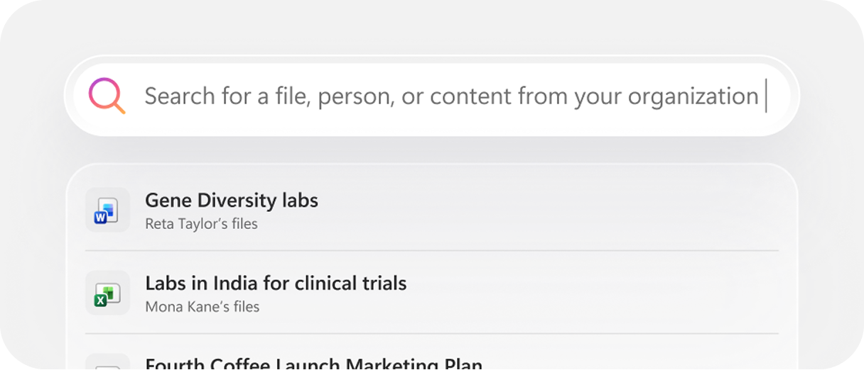 Find what matters fast