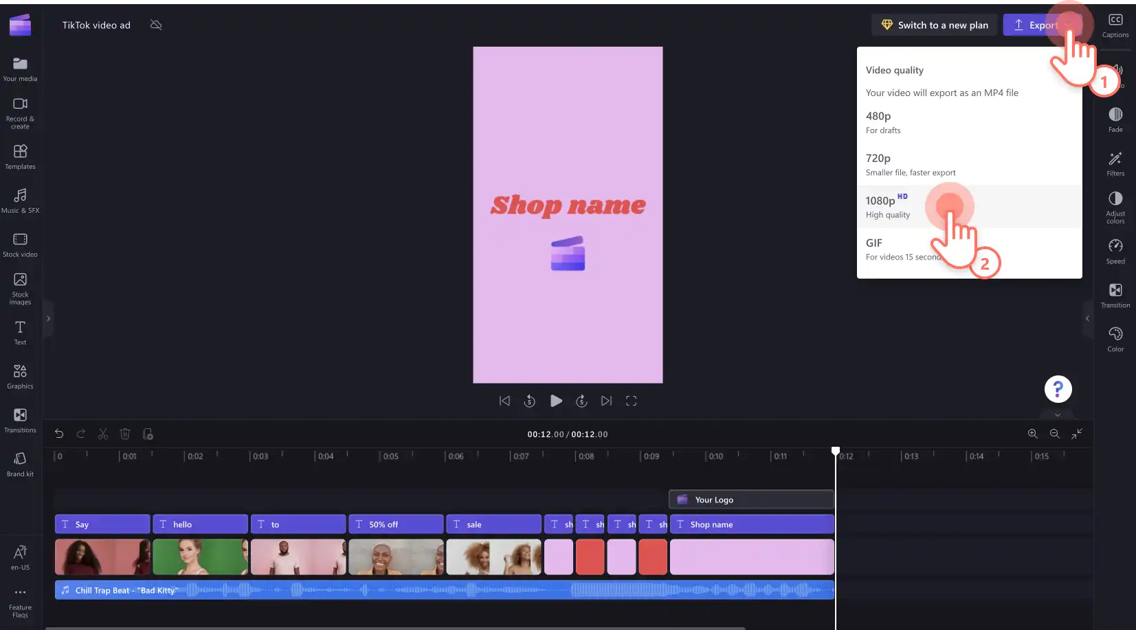 How to make TikTok video ads that stand out - step 3