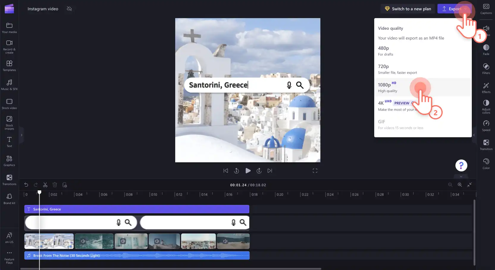 Instagram-video – trinn 3