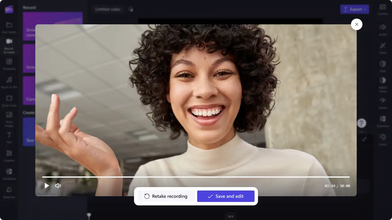 Gambar video webcam yang siap disimpan.