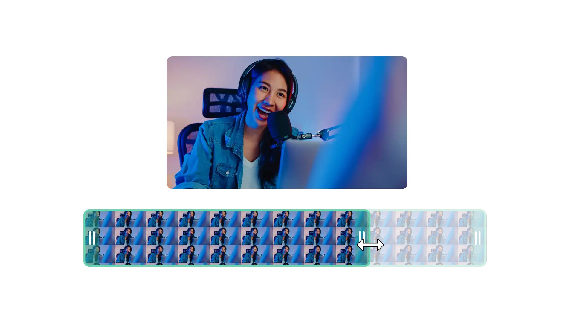 YouTube - Clipchampでビデオをトリミングまたはトリミングする