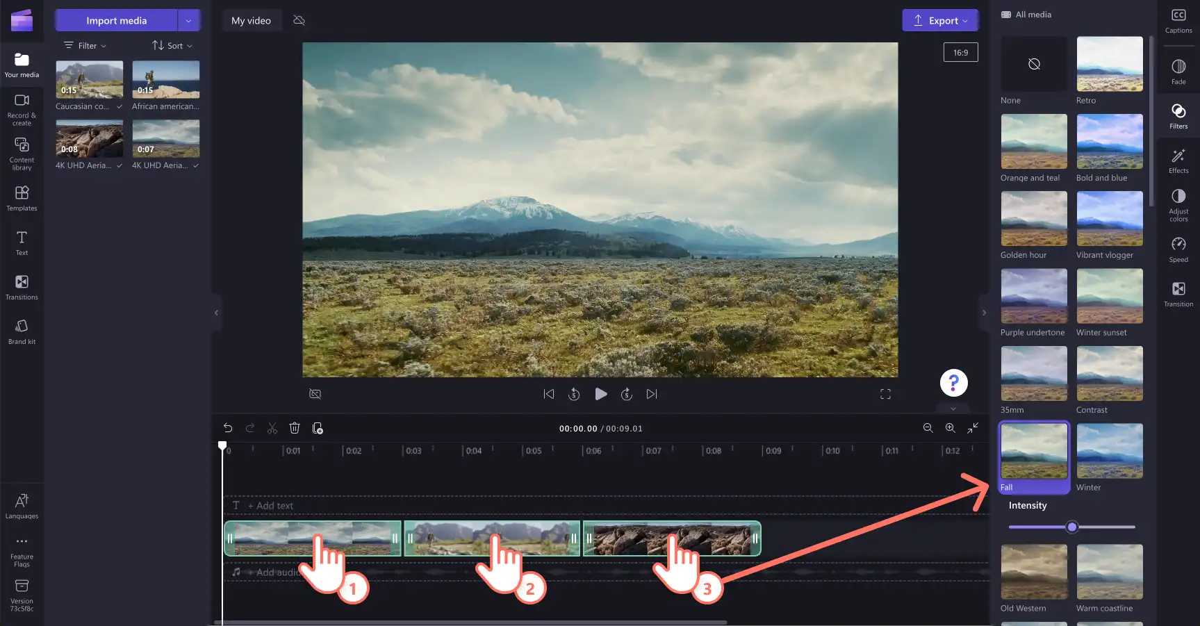 Image d’un utilisateur appliquant un filtre à plusieurs éléments.