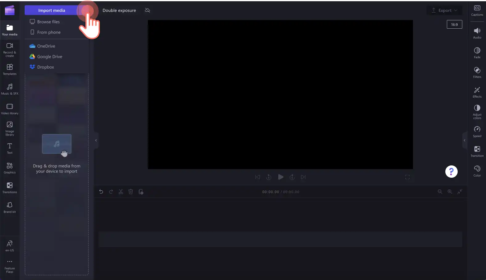 メディアをアップロードするユーザーの画像。