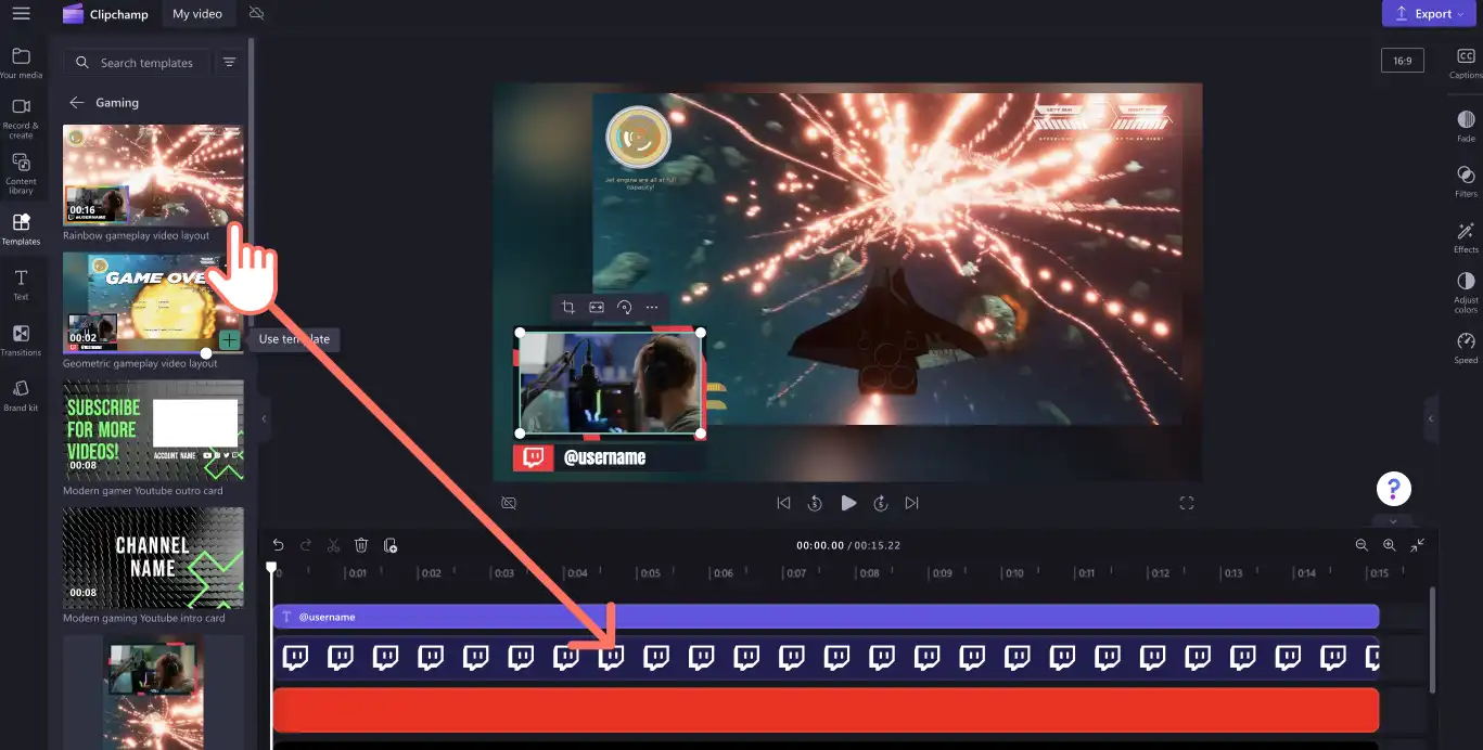 gaming reaction video - step 1b
