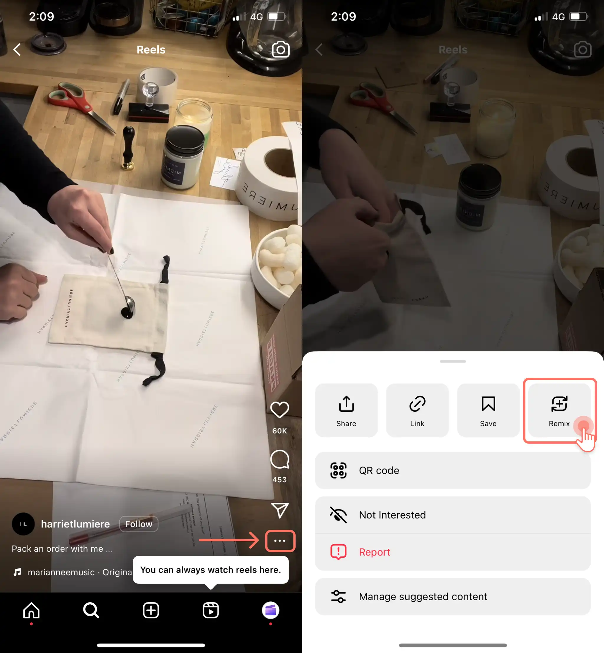 Instagram remix reels - 1