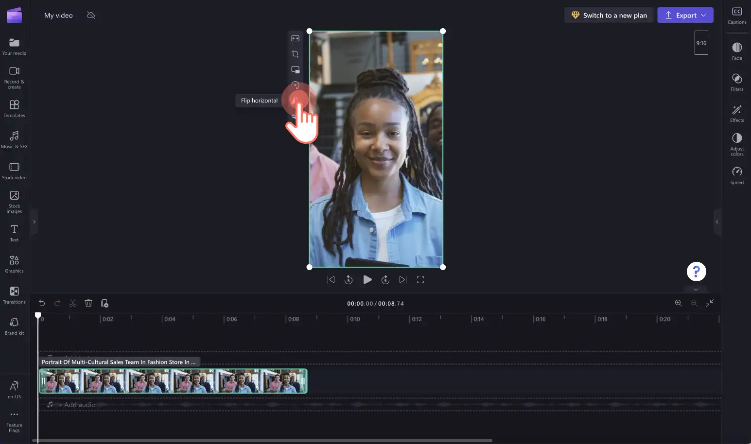 How to rotate videos for Instagram - step 4c