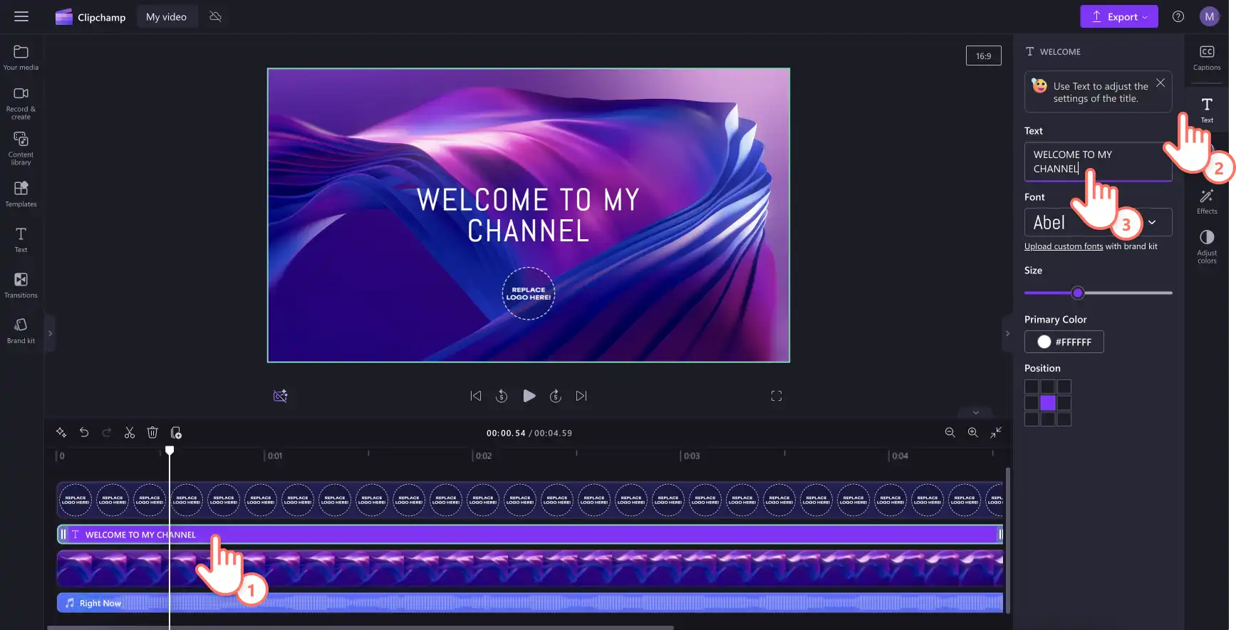 YouTube-intro – trinn 2