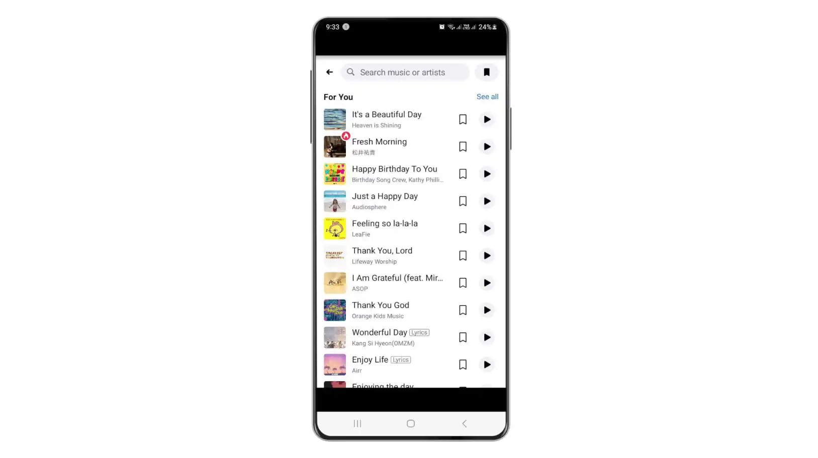 Musik cerita Facebook - langkah 3
