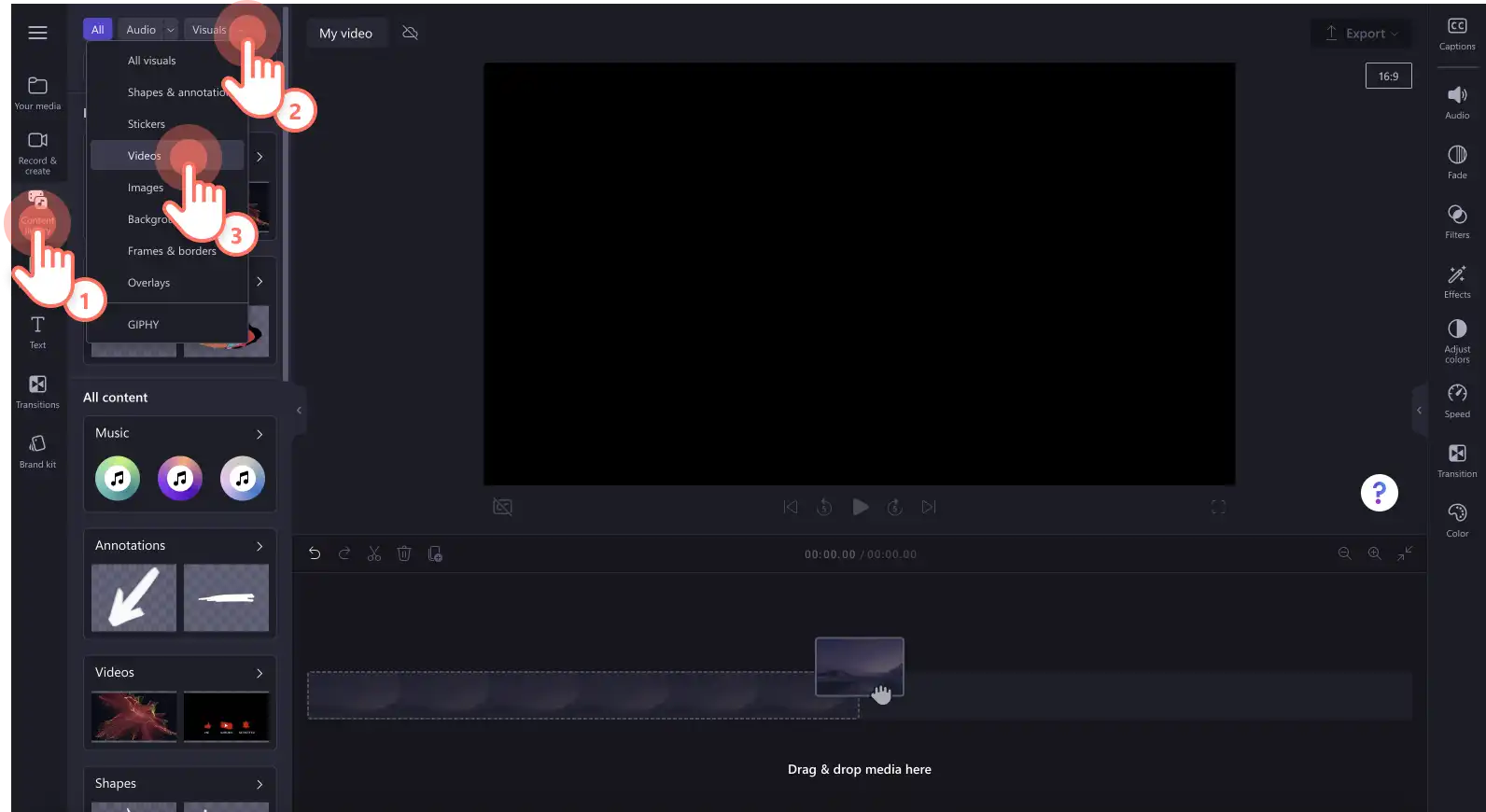 Stockvideo's importeren - nieuw