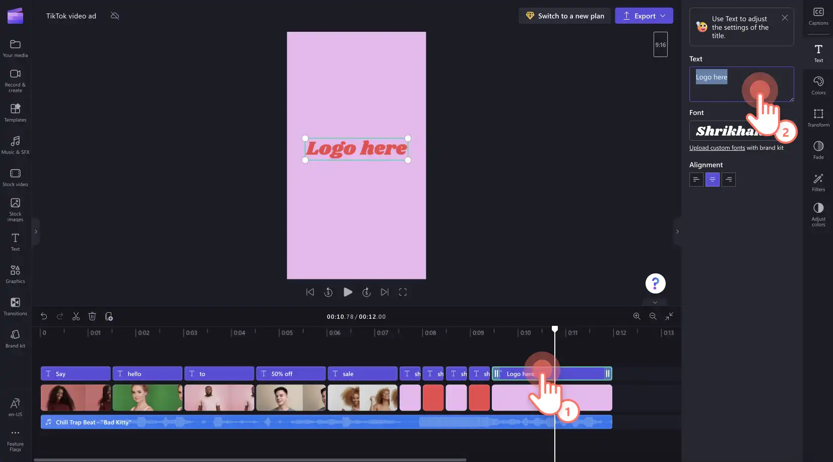 How to make TikTok video ads that stand out - step 2