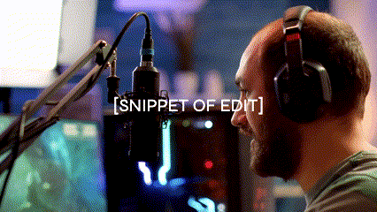 GIF di un trailer per canale di gioco di esempio. 