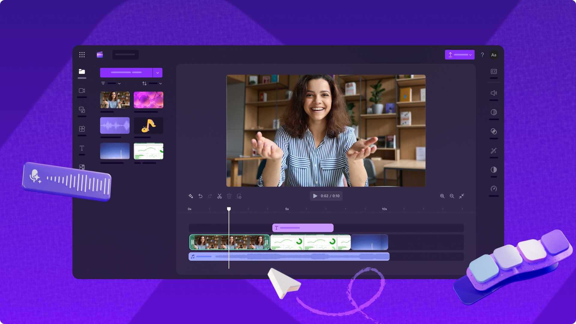 Бесплатный онлайн-редактор видео | Microsoft Clipchamp