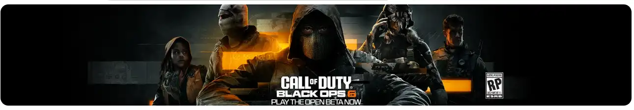 Kampanjebanner for Xbox Call of Duty