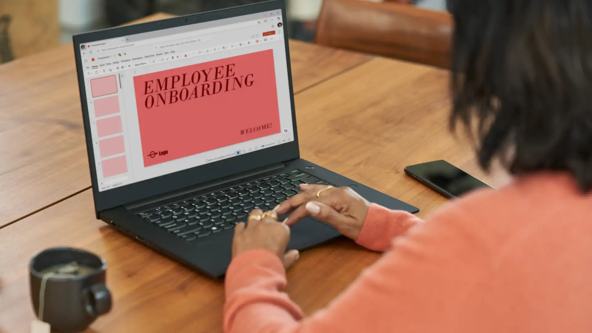 Projektowanie prezentacji wdrażającej do pracy w programie PowerPoint